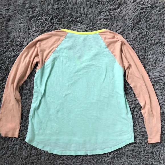 Splendid | Tri-color Baseball Tee - Picture 4 of 9